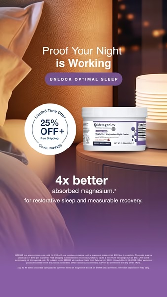 A high-converting 9:16 vertical ad creative featuring a bedroom setting, clear offer, and benefit-driven copy for a sleep supplement.
